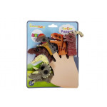 Dinosaurie hlavy na prsty - 5 kusov